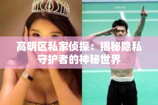 高明区私家侦探：揭秘隐私守护者的神秘世界