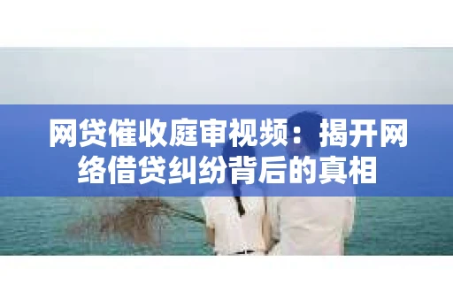 网贷催收庭审视频：揭开网络借贷纠纷背后的真相