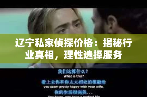 辽宁私家侦探价格：揭秘行业真相，理性选择服务