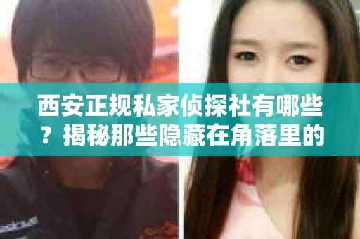 西安正规私家侦探社有哪些？揭秘那些隐藏在角落里的神秘力量