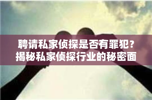 聘请私家侦探是否有罪犯？揭秘私家侦探行业的秘密面纱