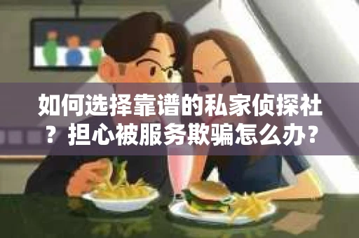 如何选择靠谱的私家侦探社？担心被服务欺骗怎么办？